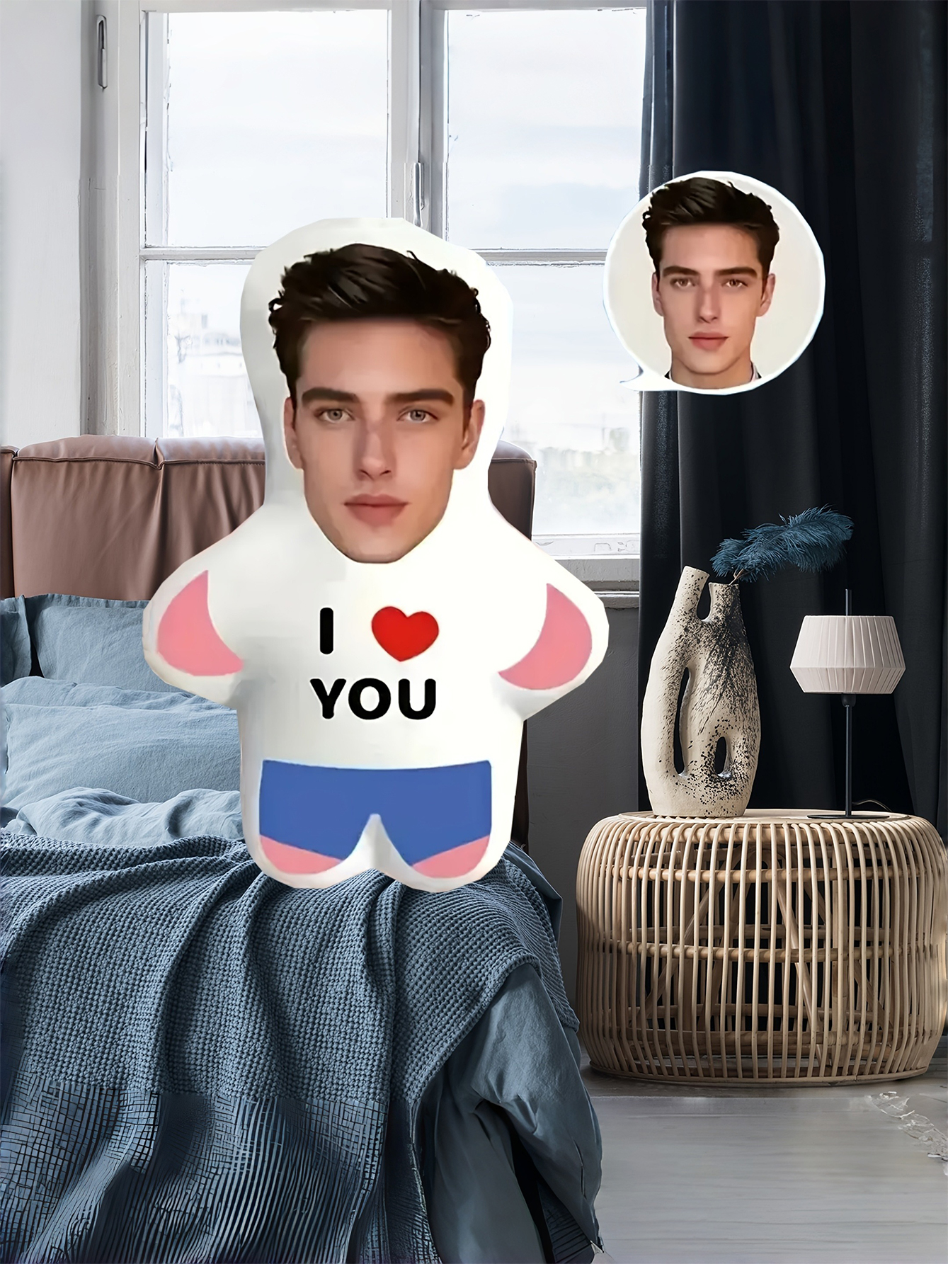 Personalized Photo Pillow – Upload Your Own Image